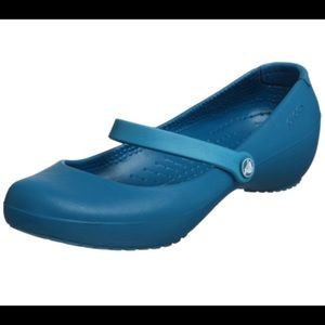 Blue Crocs Women’s size 10